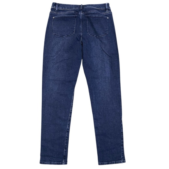 J. Jill Blue Slim Boyfriend Straight Leg Jeans - Picture 4 of 7